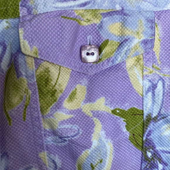 Coldwater Creek Patterned Jacket -Size Petite Large - Picture 3 of 10